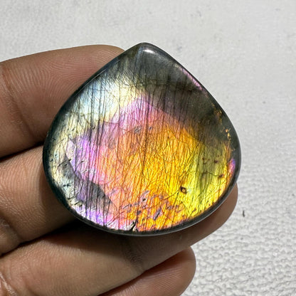 Multicolor Labradorite Cabochon, 42.00 Cts, Loose Gemstone for Jewelry Making