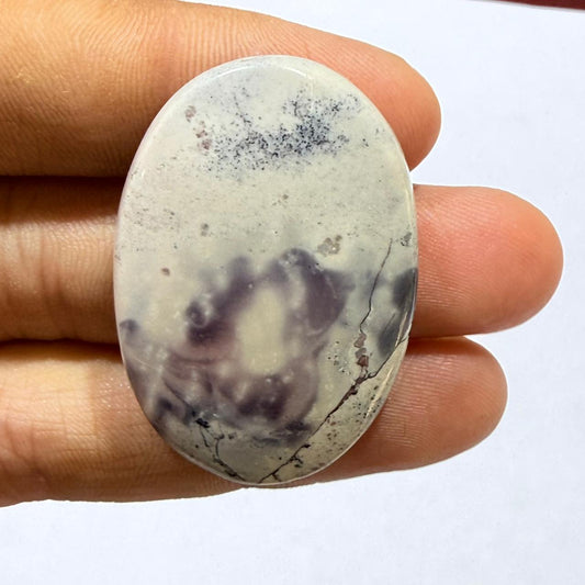 Natural Tiffany Jasper Cabochon Gemstone, Tiffany Jasper Loose Stone (40x26.5x5mm,51.6cts)