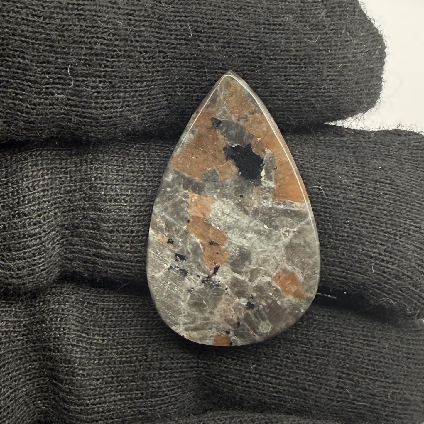 Natural UV Reactive Yooperlite Oval Cabochon, 31x19mm, Loose Gemstone for Jewelry Making