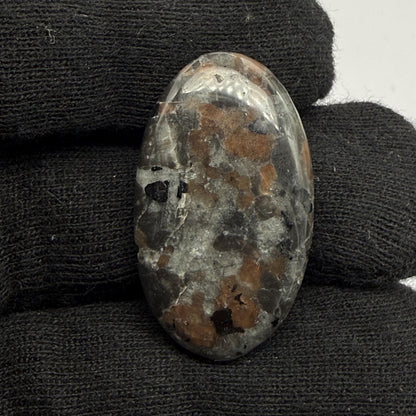 Natural UV Reactive Yooperlite Oval Cabochon, 30 Cts, Loose Gemstone for Jewelry Making