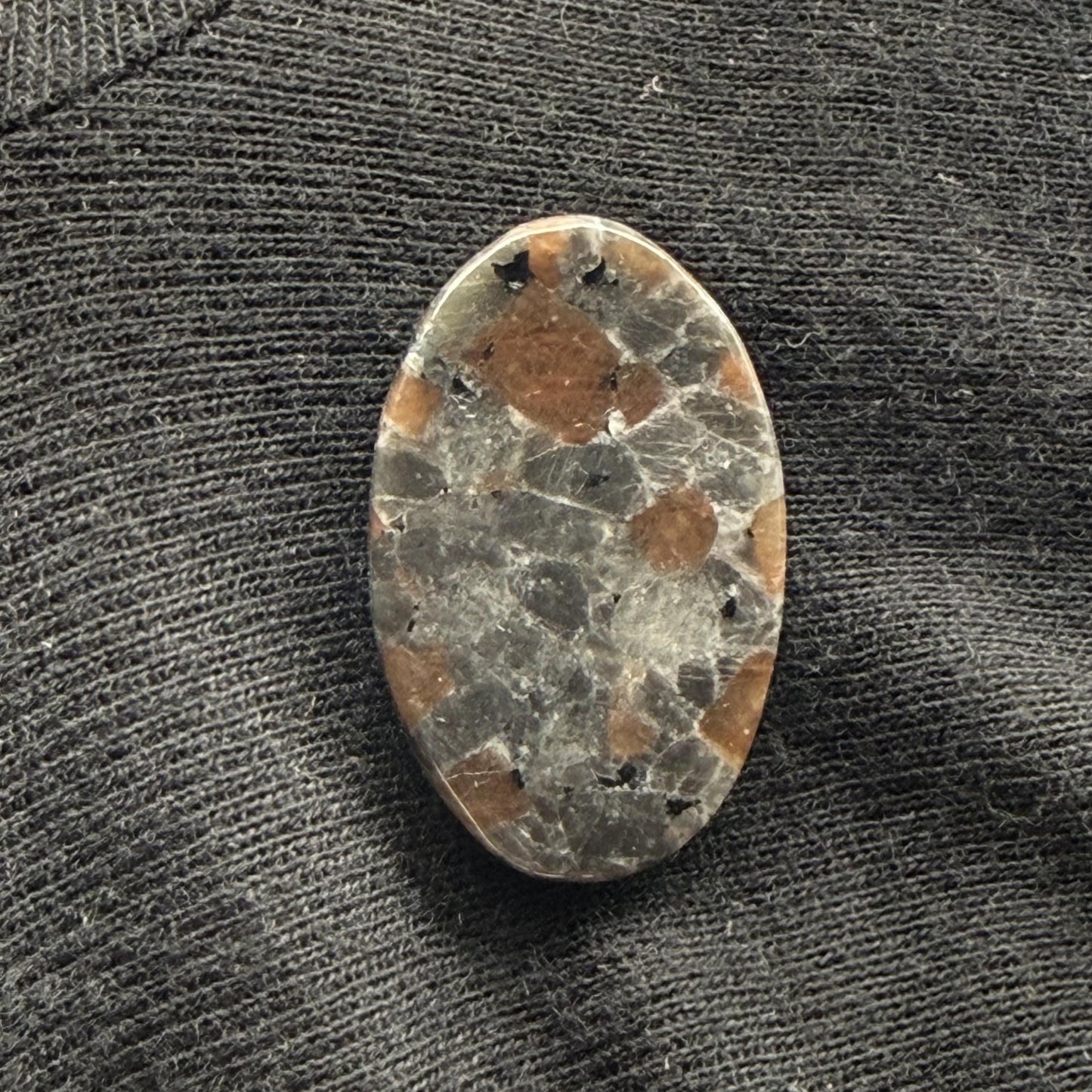 Natural UV Reactive Yooperlite Oval Cabochon, 38 Cts, Loose Gemstone for Jewelry Making