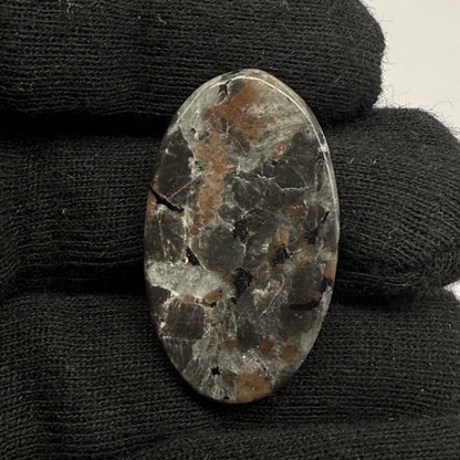 Natural UV Reactive Yooperlite Oval Cabochon, 30 Cts, Loose Gemstone for Jewelry Making