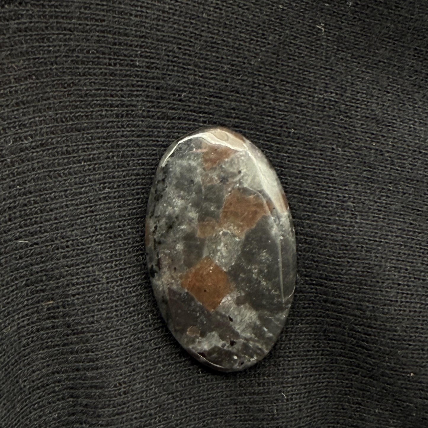 Natural UV Reactive Yooperlite Oval Cabochon, 24 Ct, Loose Gemstone for Jewelry Making