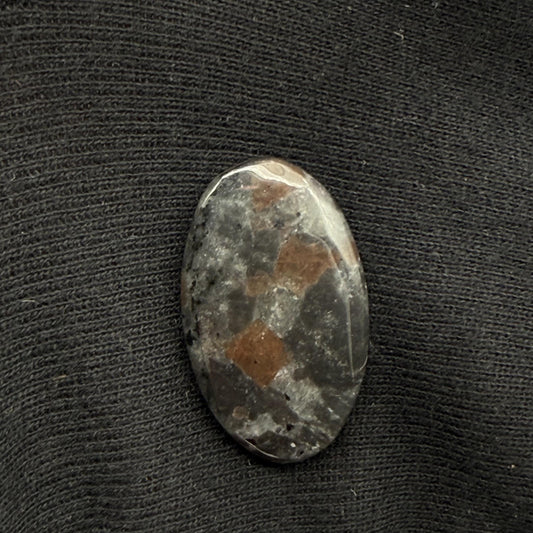 Natural UV Reactive Yooperlite Oval Cabochon, 24 Ct, Loose Gemstone for Jewelry Making