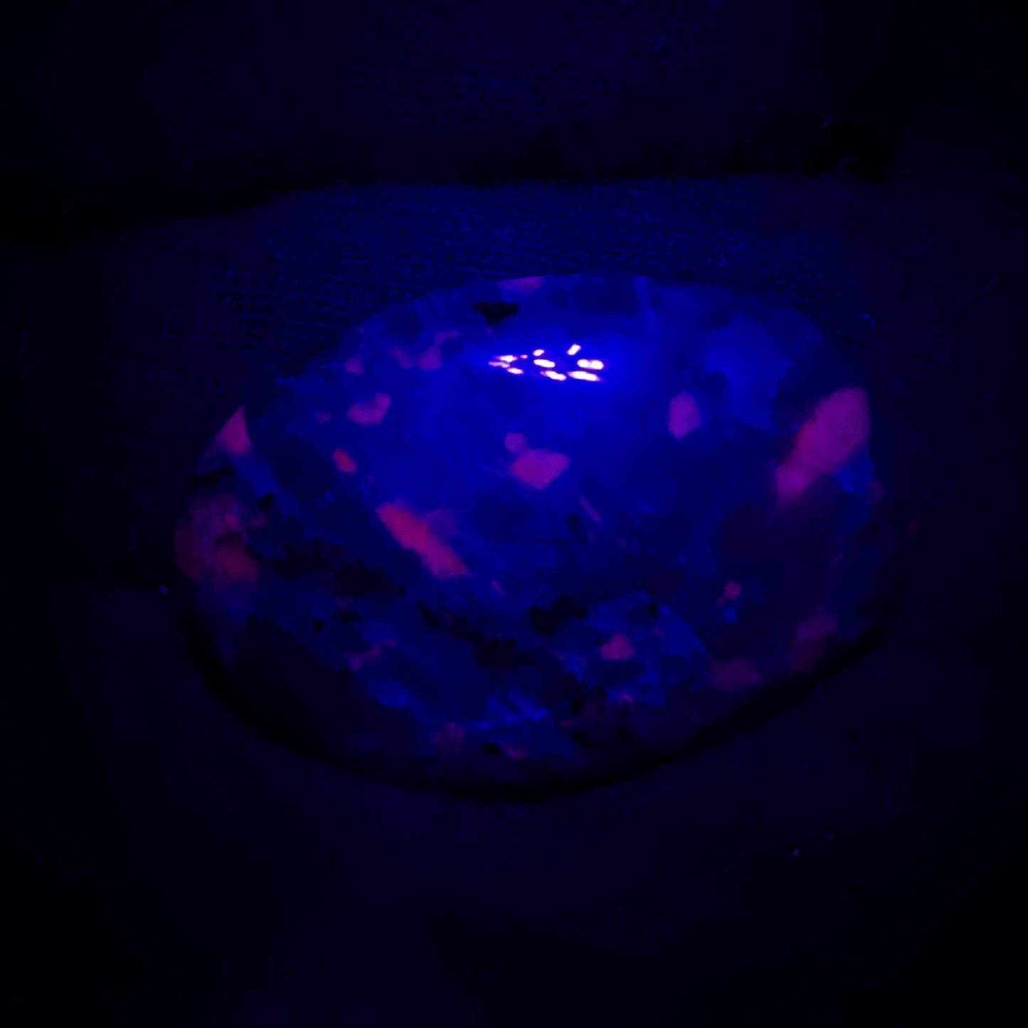 Natural UV Reactive Yooperlite Oval Cabochon, 29 Ct, Loose Gemstone for Jewelry Making