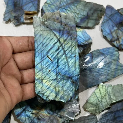 Natural Labradorite Slab Both Side Polished (Natural)