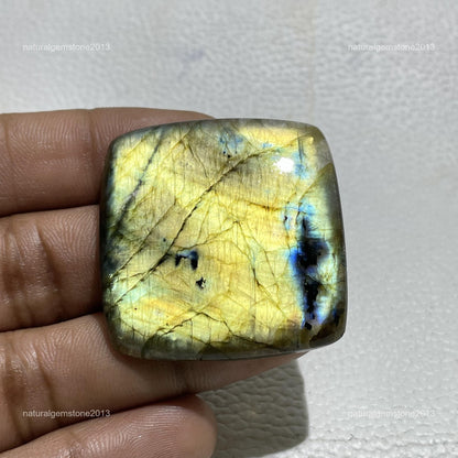 Natural Dendritic Opal Oval Cabochon, 36.5x26x6.5mm, 50 cts, Loose Gemstone for Jewelry Making