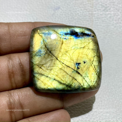 Natural Dendritic Opal Oval Cabochon, 36.5x26x6.5mm, 50 cts, Loose Gemstone for Jewelry Making