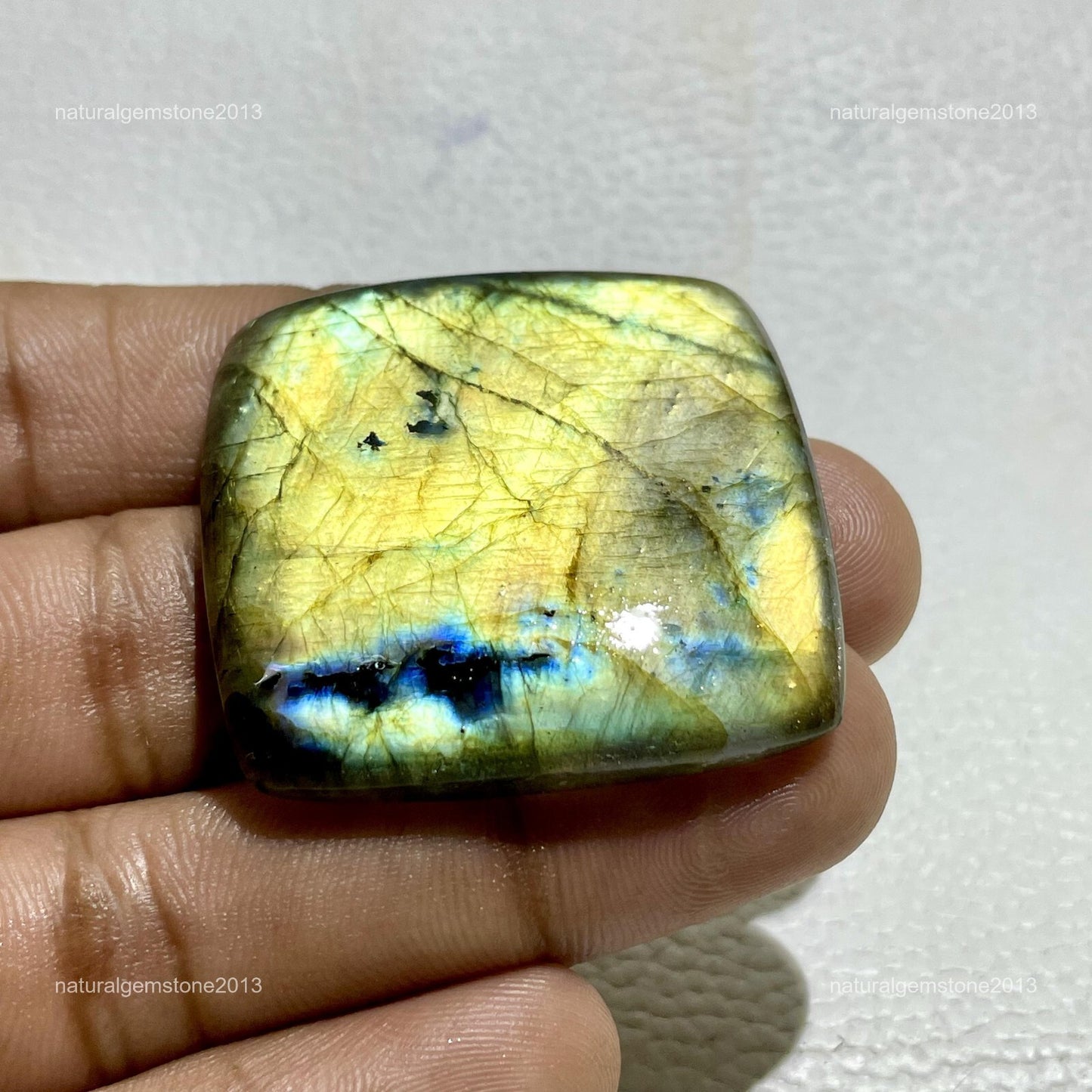 Natural Dendritic Opal Oval Cabochon, 36.5x26x6.5mm, 50 cts, Loose Gemstone for Jewelry Making