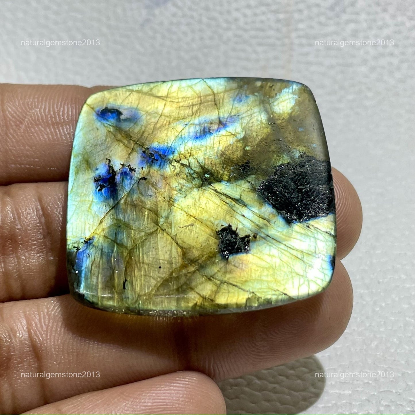 Natural Dendritic Opal Oval Cabochon, 36.5x26x6.5mm, 50 cts, Loose Gemstone for Jewelry Making