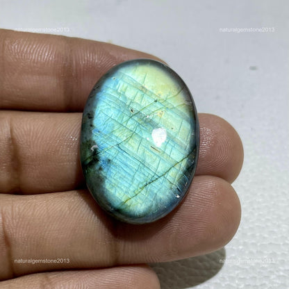 Natural Dendritic Opal Pear Cabochon, 31x18x4mm, 15cts, Loose Gemstone for Jewelry Making