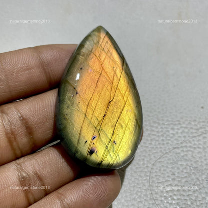 Natural Dendritic Opal Cushion Cabochon, 28x28x5mm, 32cts, Loose Gemstone for Jewelry Making