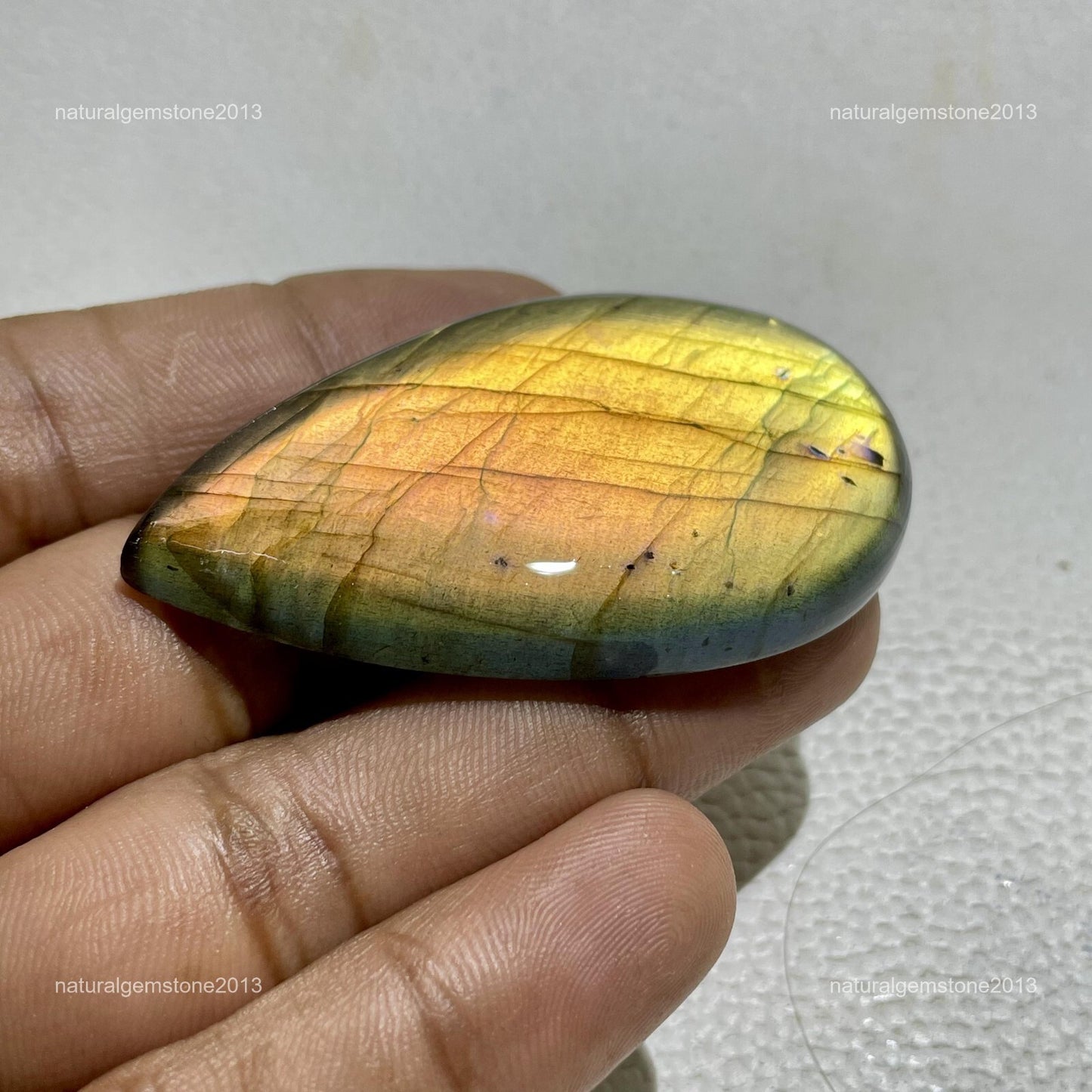 Natural Dendritic Opal Cushion Cabochon, 28x28x5mm, 32cts, Loose Gemstone for Jewelry Making