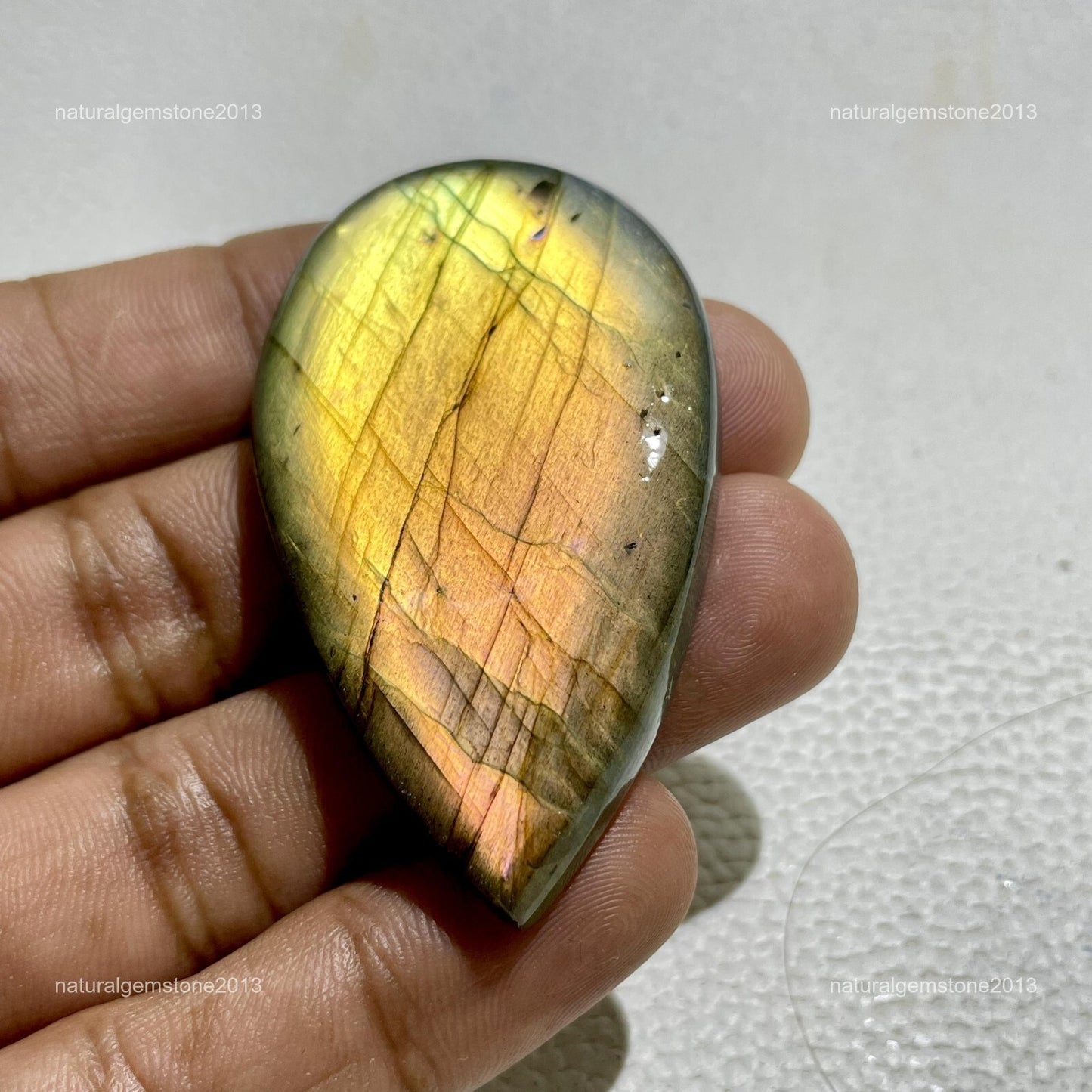 Natural Dendritic Opal Cushion Cabochon, 28x28x5mm, 32cts, Loose Gemstone for Jewelry Making