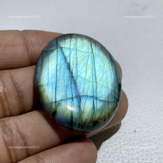 Natural Dendritic Opal Cushion Cabochon, 36x31x5mm, 41 cts, Loose Gemstone for Jewelry Making