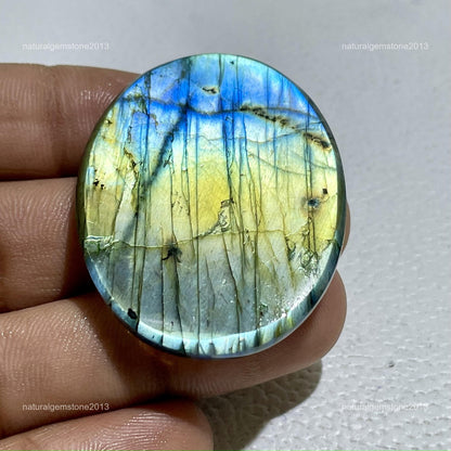Natural Dendritic Opal Cushion Cabochon, 36x31x5mm, 41 cts, Loose Gemstone for Jewelry Making
