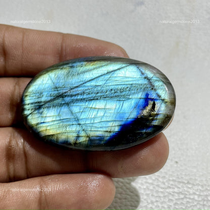 Natural Black White Dendritic Opal Round Cabochon, 24x4 mm, 21cts, Loose Gemstone for Jewelry Making