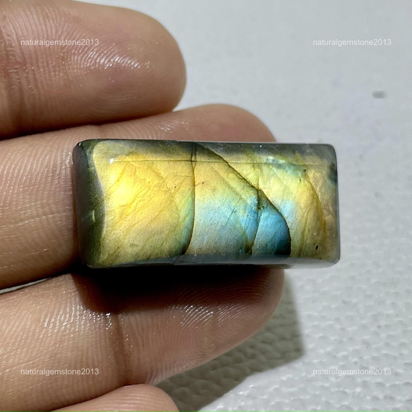 Natural Dendritic Opal Pear Cabochon, 31.5x23x4mm, 25cts, Loose Gemstone for Jewelry Making