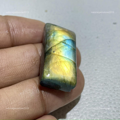 Natural Dendritic Opal Pear Cabochon, 31.5x23x4mm, 25cts, Loose Gemstone for Jewelry Making