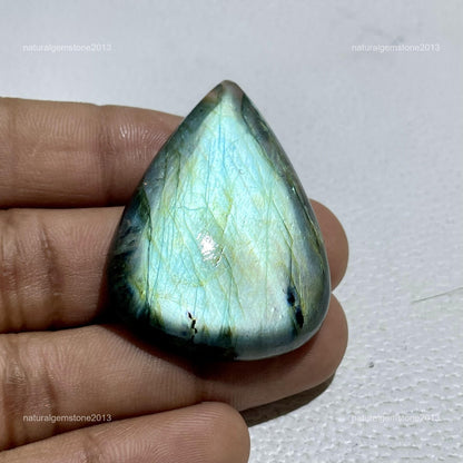 Natural Purple Tiffany Jasper Pear Cabochon, 39x27x5mm, 39 cts, Loose Gemstone for Jewelry Making