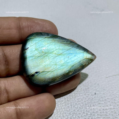 Natural Purple Tiffany Jasper Pear Cabochon, 39x27x5mm, 39 cts, Loose Gemstone for Jewelry Making