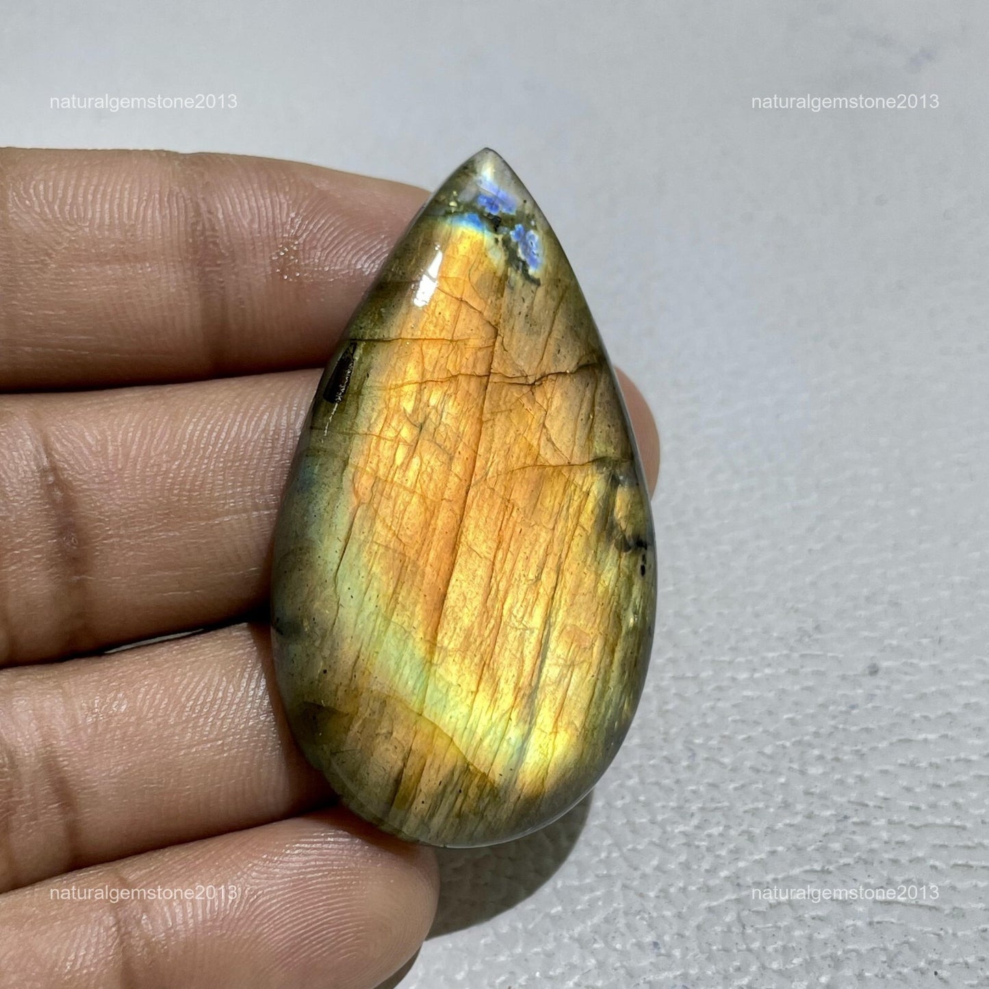 Natural Dendritic Opal Oval Cabochon, 29x26x3mm, 15.5 cts, Loose Gemstone for Jewelry Making