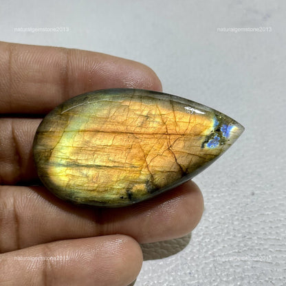 Natural Dendritic Opal Oval Cabochon, 29x26x3mm, 15.5 cts, Loose Gemstone for Jewelry Making