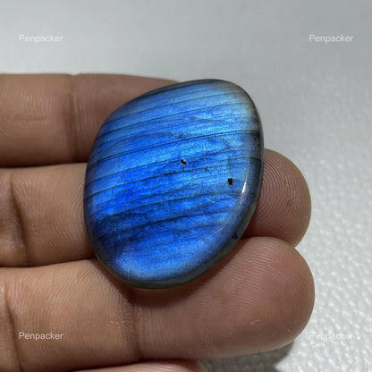 Blue Labradorite Oval Cabochon: Natural Healing Crystal