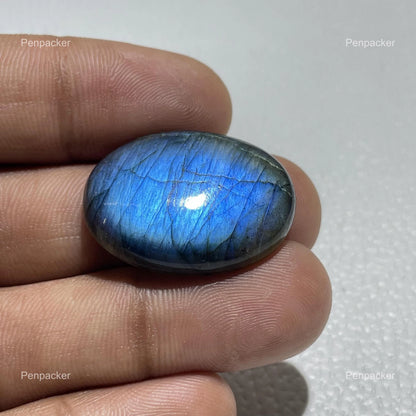 Blue Labradorite Oval Cabochon: Natural Loose Gemstone