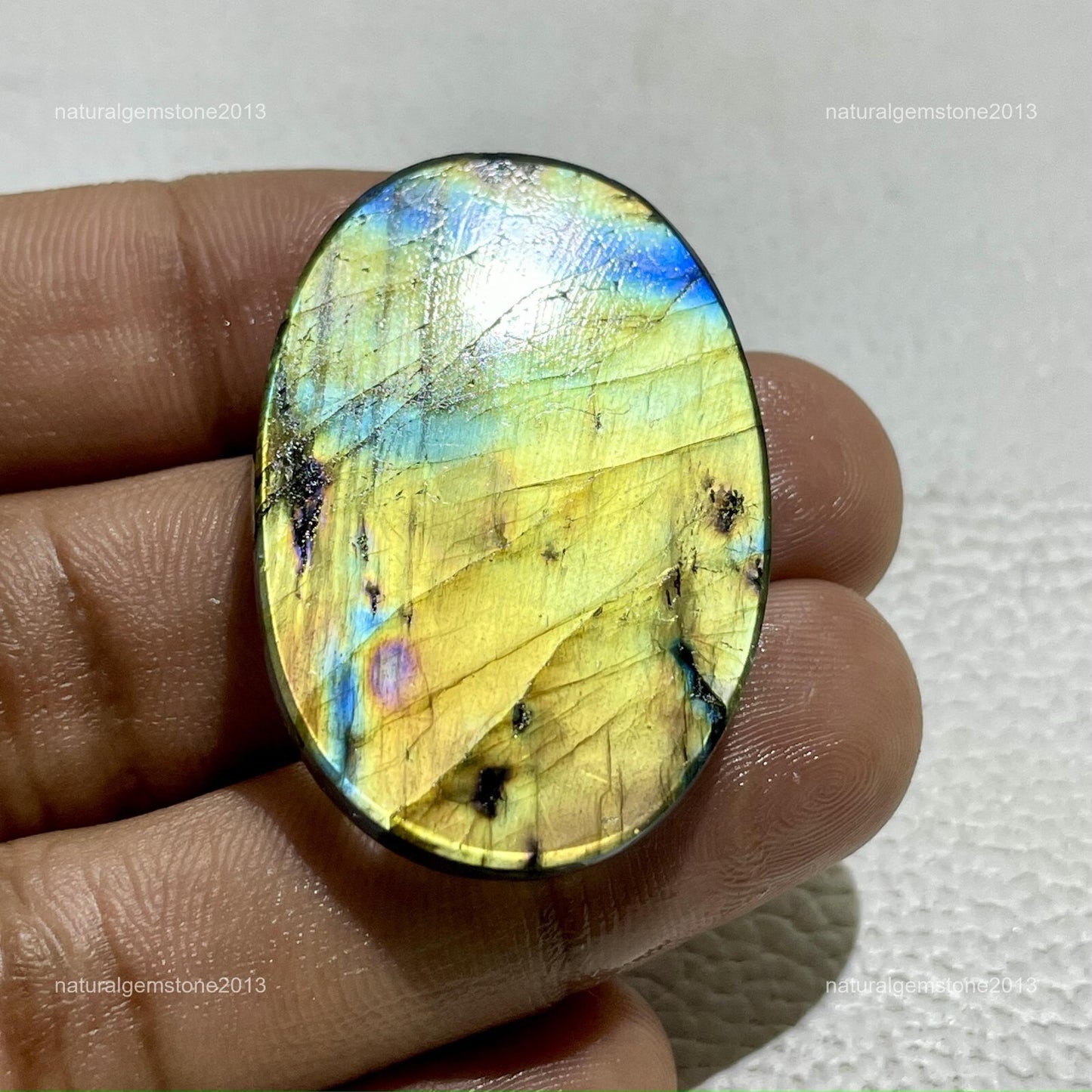 Natural Dendritic Opal Oval Cabochon, 30x19.5x5 mm, 24 cts, Loose Gemstone for Jewelry Making