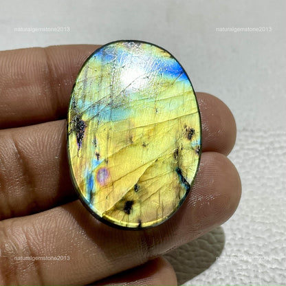 Natural Dendritic Opal Oval Cabochon, 30x19.5x5 mm, 24 cts, Loose Gemstone for Jewelry Making
