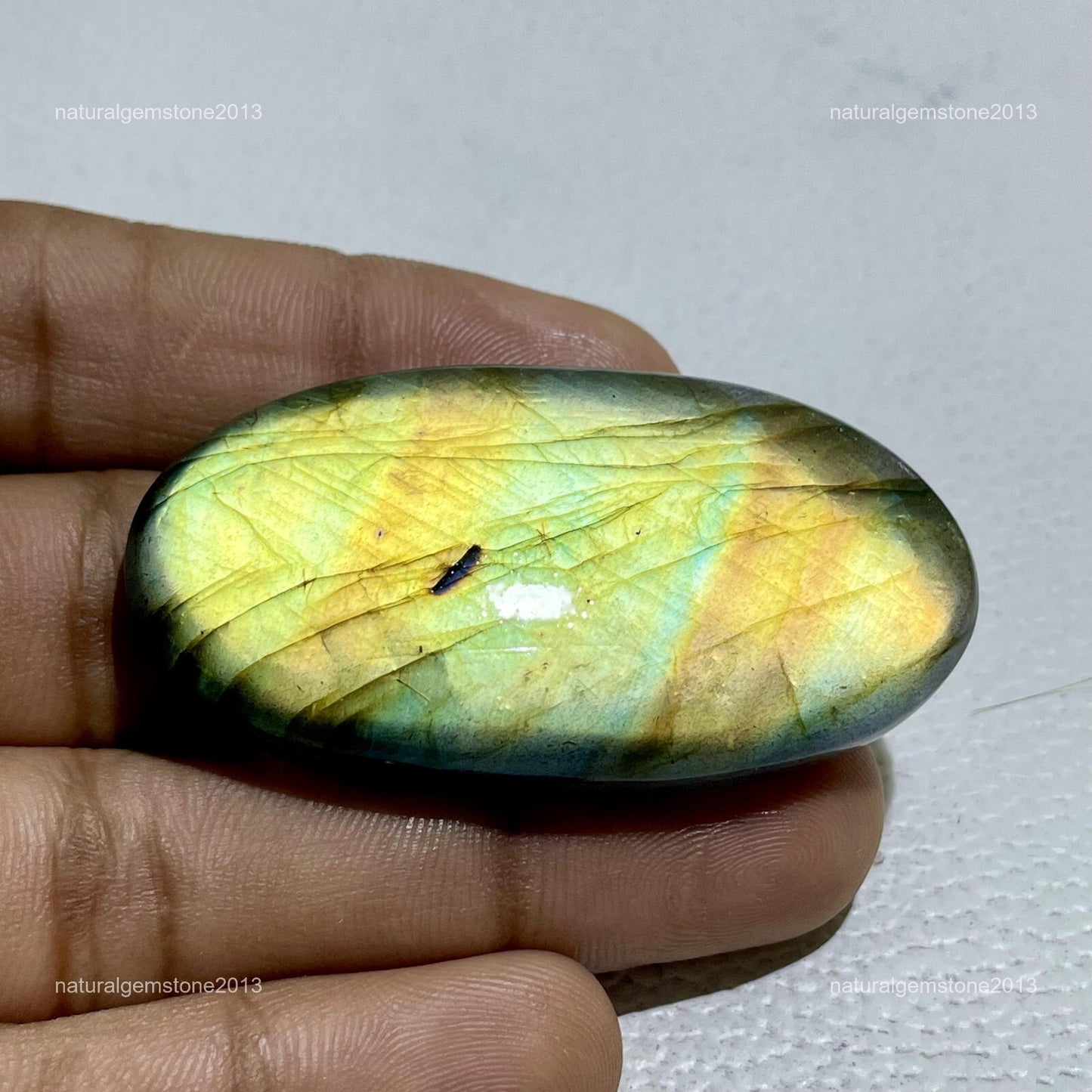 Natural Purple Tiffany Jasper Cabochon, 42X32X5 mm, 48cts, Loose Gemstone for Jewelry Making