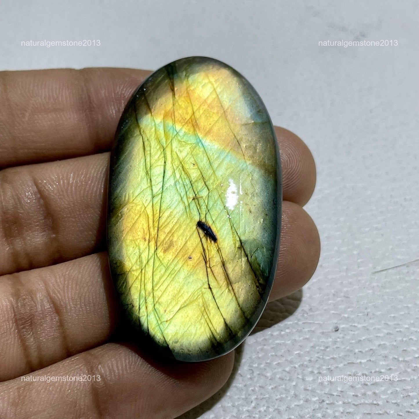 Natural Purple Tiffany Jasper Cabochon, 42X32X5 mm, 48cts, Loose Gemstone for Jewelry Making