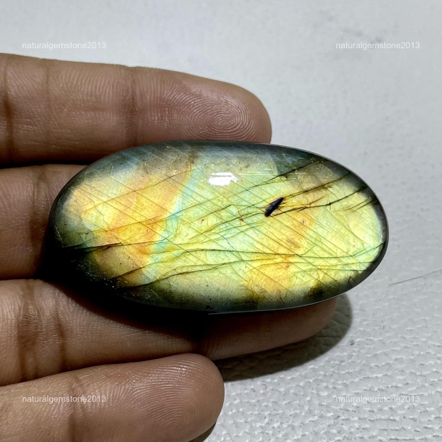Natural Purple Tiffany Jasper Cabochon, 42X32X5 mm, 48cts, Loose Gemstone for Jewelry Making