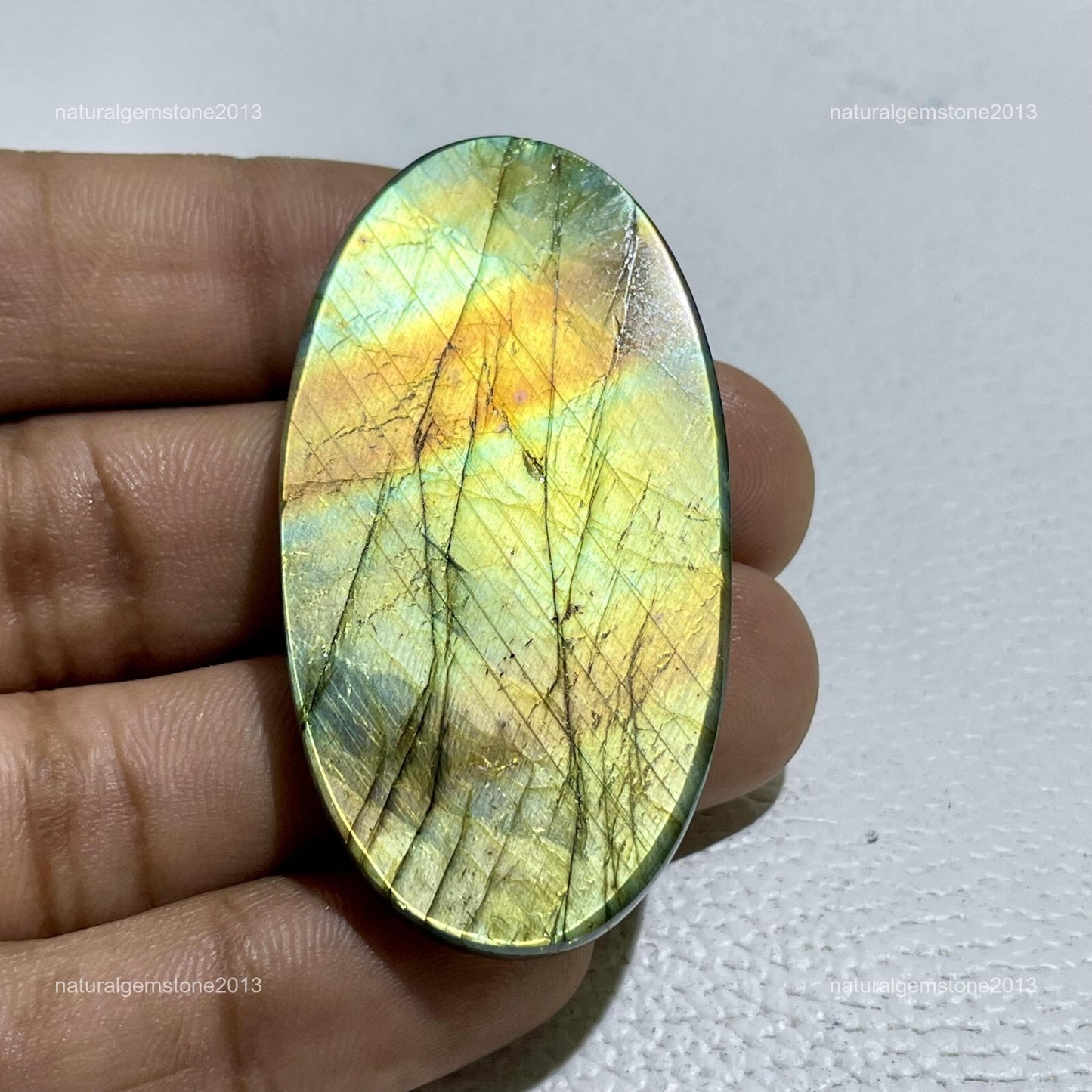 Natural Purple Tiffany Jasper Cabochon, 42X32X5 mm, 48cts, Loose Gemstone for Jewelry Making