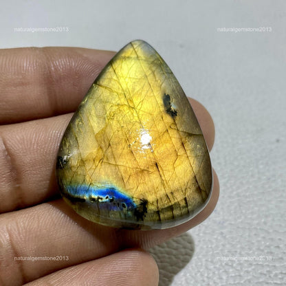 Natural Purple Tiffany Jasper Oval Cabochon, 40x28x5 mm, 43cts, Loose Gemstone for Jewelry Making