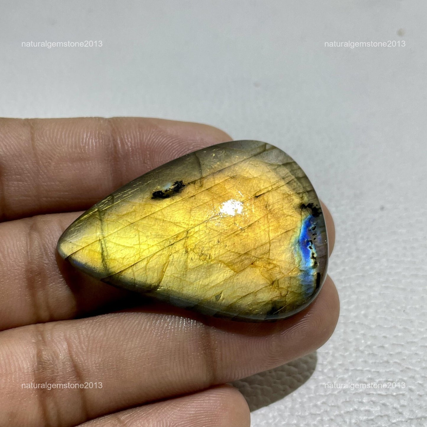 Natural Purple Tiffany Jasper Oval Cabochon, 40x28x5 mm, 43cts, Loose Gemstone for Jewelry Making