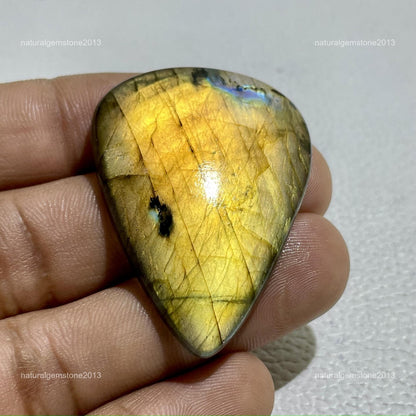 Natural Purple Tiffany Jasper Oval Cabochon, 40x28x5 mm, 43cts, Loose Gemstone for Jewelry Making