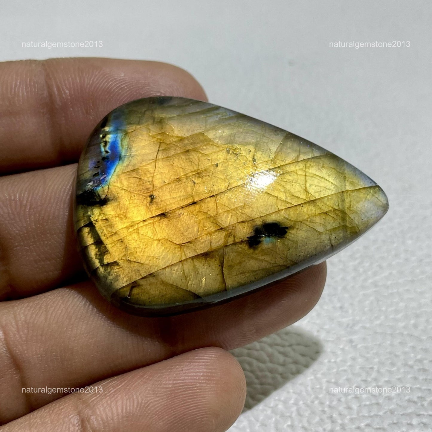 Natural Purple Tiffany Jasper Oval Cabochon, 40x28x5 mm, 43cts, Loose Gemstone for Jewelry Making