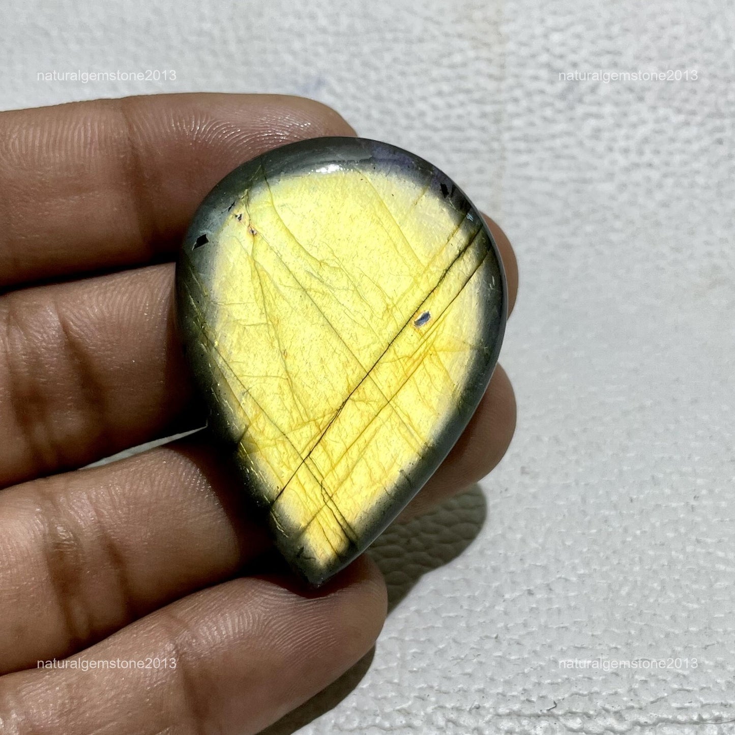 Natural Dendritic Opal Oval Cabochon, 36x34x5mm, Loose Gemstone for Jewelry Making