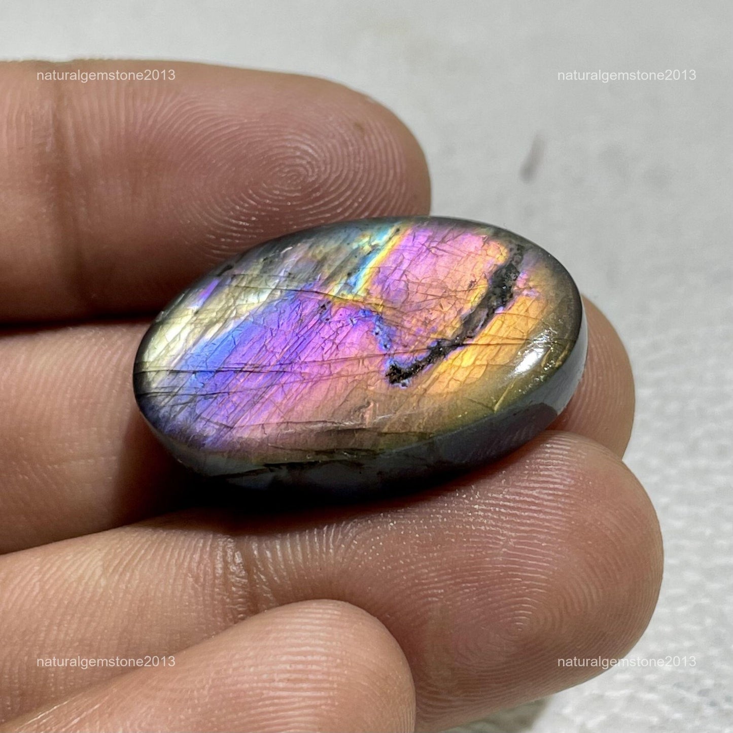 Natural Matrix Blue Opal Teardrop Cabochon, 41 Ct, Loose Gemstone for Jewelry Making