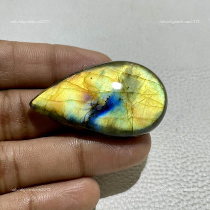 Natural Dendritic Opal Oval Cabochon, Loose Gemstone for Jewelry Making