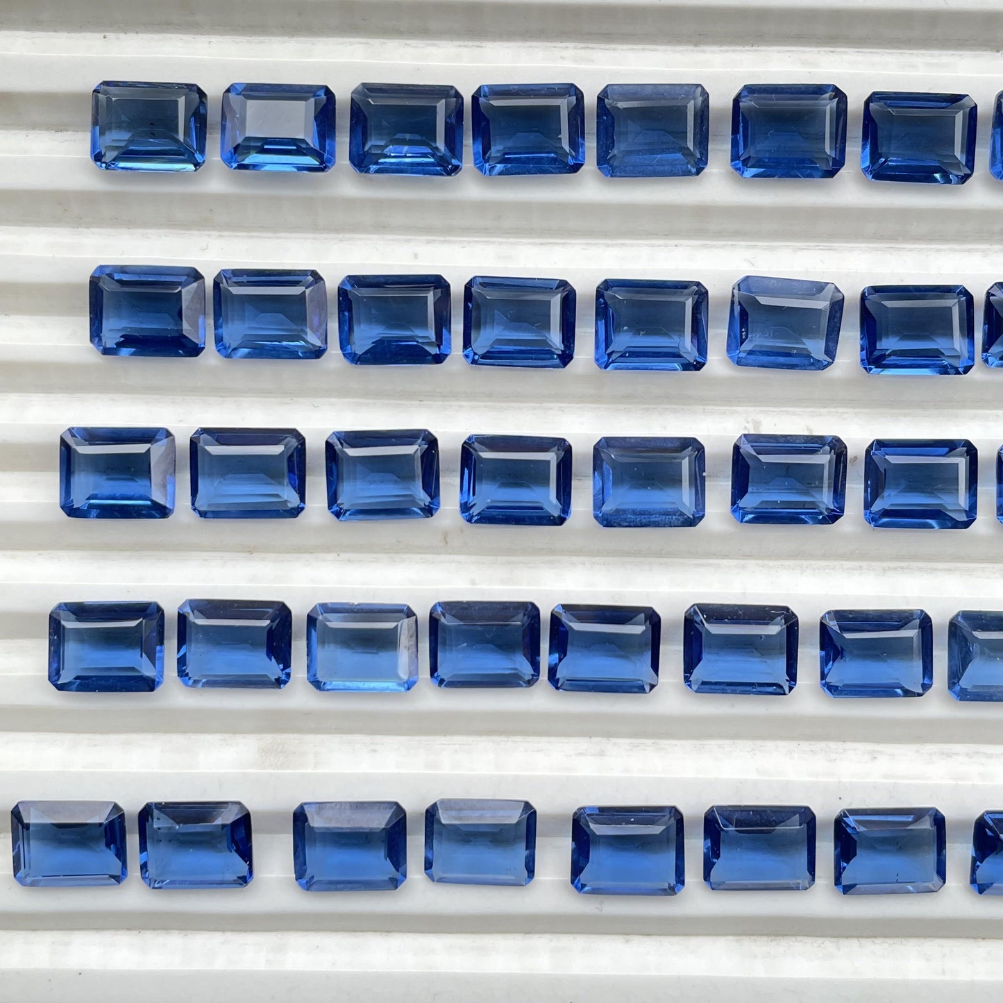 Tanzanite Faceted Nice Quality (8x10 mm) Baguette Shape