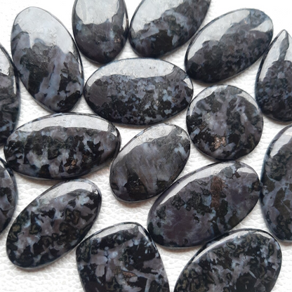 Wholesale Lot of Gabbro Jasper Cabochon By Weight With Different Shapes And Sizes Used For Jewelry Making (Natural)