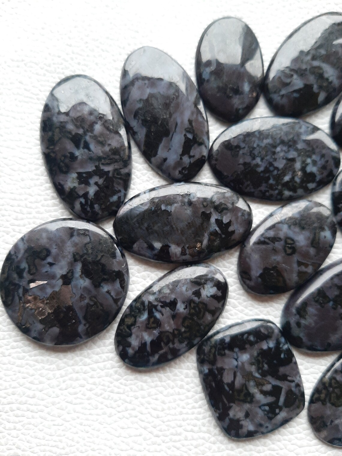 Wholesale Lot of Gabbro Jasper Cabochon By Weight With Different Shapes And Sizes Used For Jewelry Making (Natural)