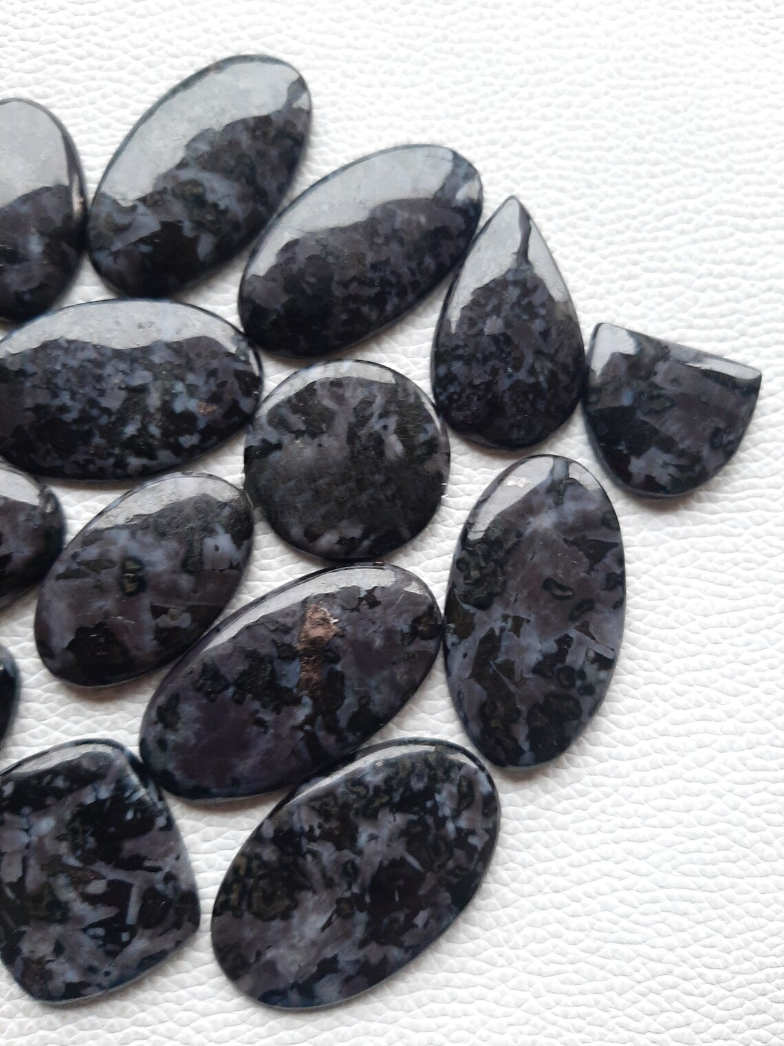Wholesale Lot of Gabbro Jasper Cabochon By Weight With Different Shapes And Sizes Used For Jewelry Making (Natural)