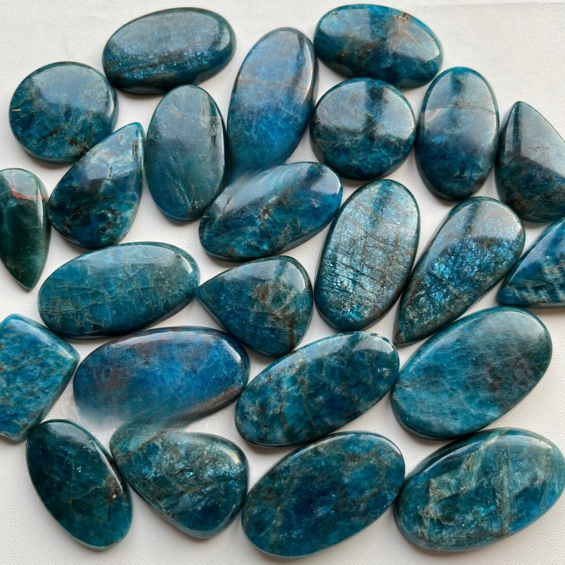 Neon APATITE Wholesale Lot Cabochon By Weight With Different Shapes And  Sizes Used For Jewelry Making (Natural)