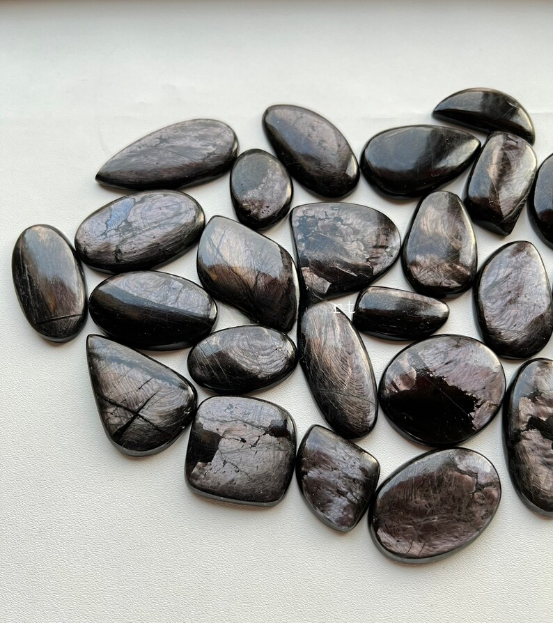 HYPERSTHENE Cabochon Wholesale Lot By Weight With Different Shapes And Sizes Used For Jewelry Making (Natural)