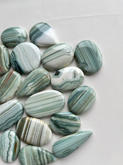 Natural Saturn Chalcedony Cabochon Wholesale Lot By Weight With Different Shapes And Sizes Used For Jewelry Making (Natural)
