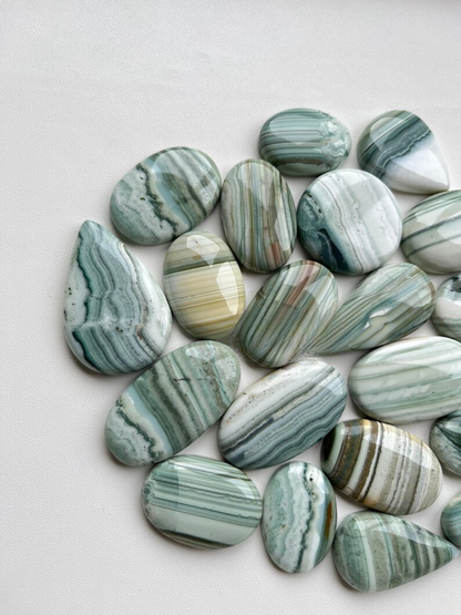 Natural Saturn Chalcedony Cabochon Wholesale Lot By Weight With Different Shapes And Sizes Used For Jewelry Making (Natural)